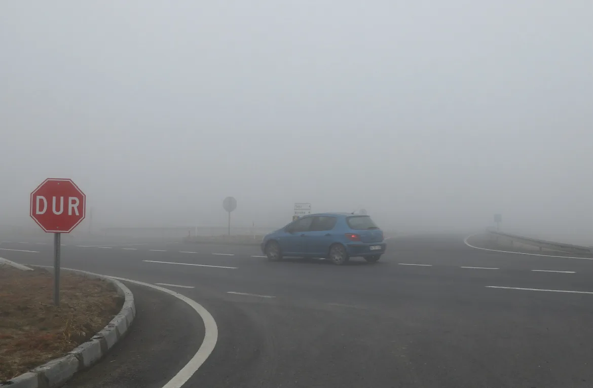 Tekirdağ’da sis etkili oldu