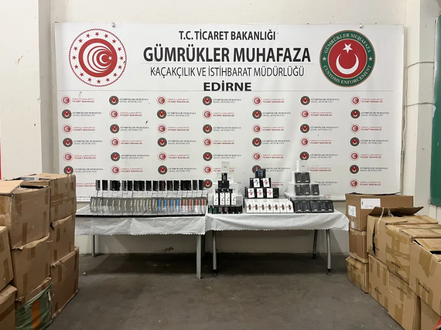 Kapıkule’de kimyasal madde ve elektronik sigara ele geçirildi