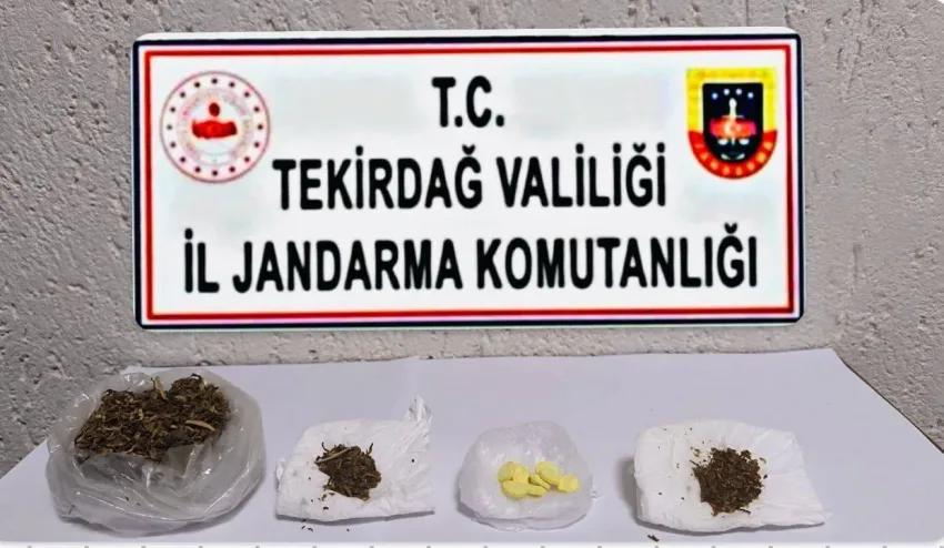 Tekirdağ’da uyuşturucuyla yakalanan 10 şüpheli gözaltına alındı