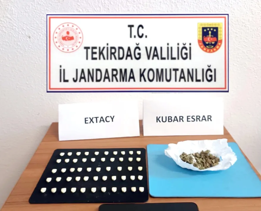 Tekirdağ’da uyuşturucuyla yakalanan 5 şüpheliye gözaltı