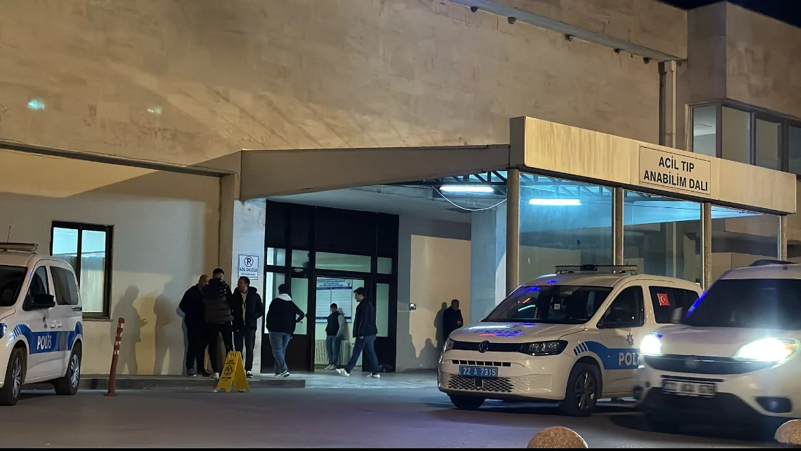 Edirne’de silahlı kavgada 1 kişi yaralandı