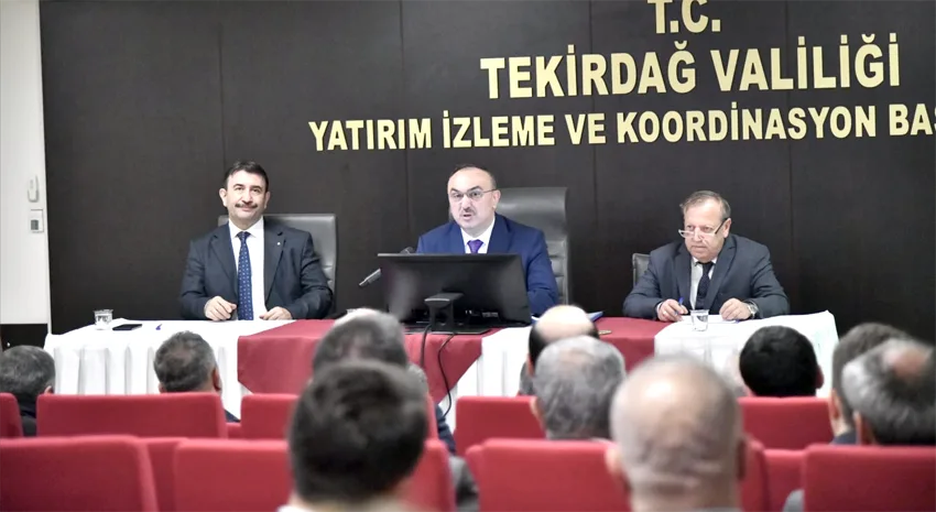 Tekirdağ İl Koordinasyon Kurulu Toplantısı yapıldı
