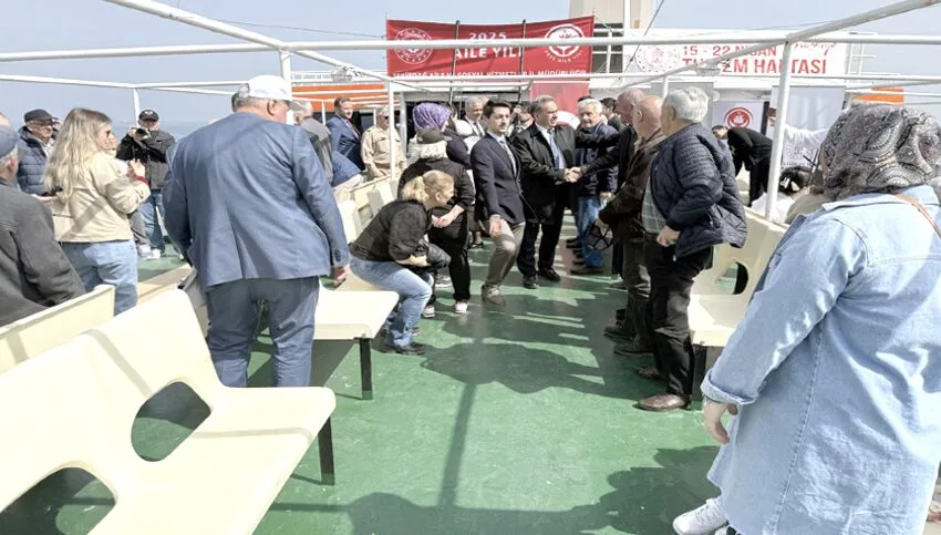 Tekirdağ’da gaziler ve yaşlılar için tekne turu düzenlendi