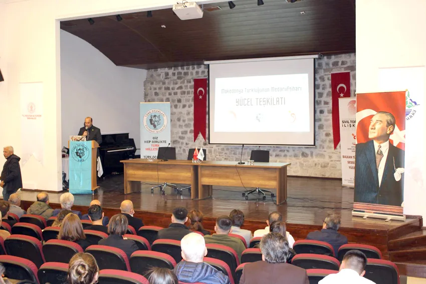 Edirne’de Makedonya Türklerinin Kahraman Teşkilatı Yücel konuşuldu