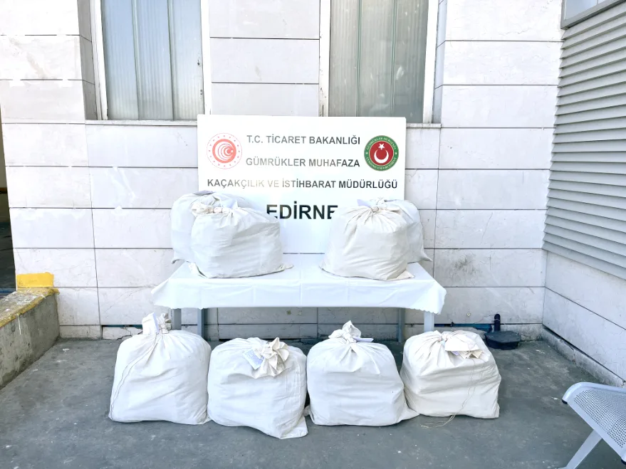 Kapıkule’de otobüste 87 kilo uyuşturucu yakalandı