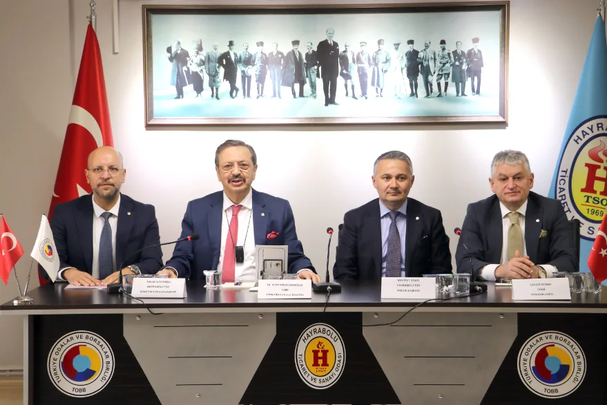 TOBB Başkanı Hisarcıklıoğlu, Tekirdağ’da iş insanlarıyla buluştu