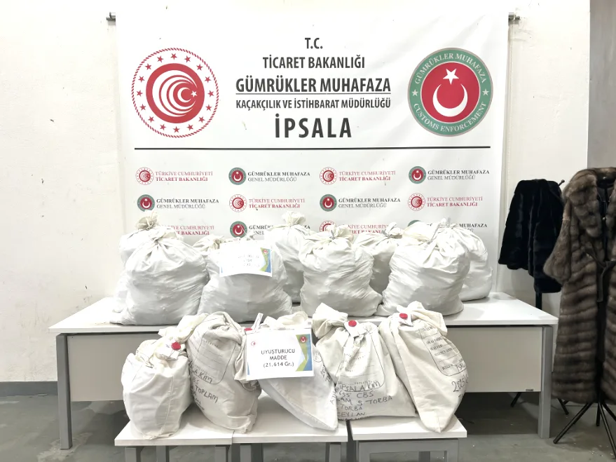 İpsala sınırında zehir tacirlerine darbe