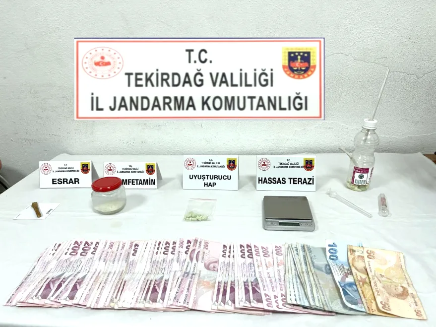 Tekirdağ’da uyuşturucuya 5 gözaltı