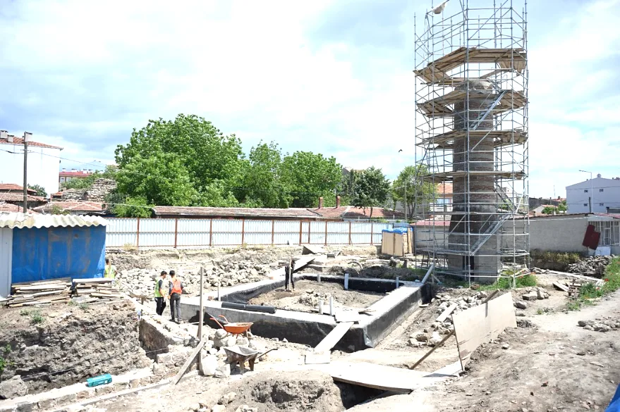 Edirne’de Şeyh Şüceaddin Camisi’nin restorasyonu sürüyor