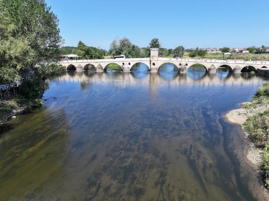Tunca Nehri’nin debisi mayıs yağmurlarıyla 2 kat arttı