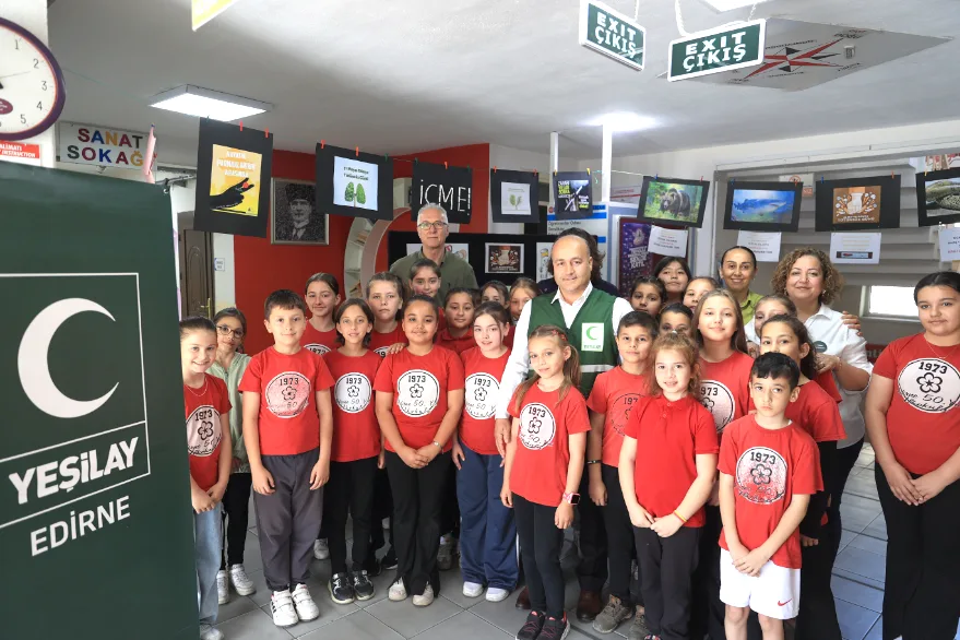 Edirne’de miniklerden tütün bağımlısı ailelerine sigarayı bırakmaları çağrısı