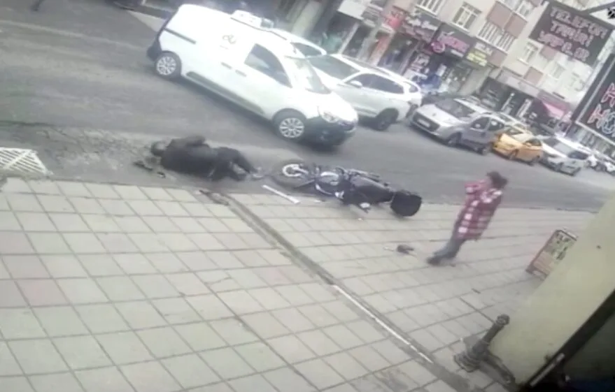 Tekirdağ’daki kazada motosiklet sürücüsü yaralandı