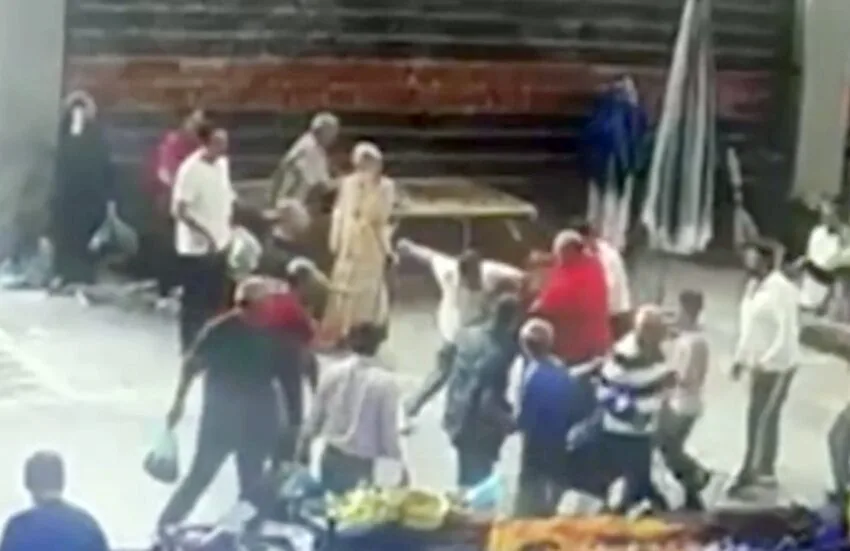 Edirne’de pazarda çıkan kavgada 1 kişi yaralandı