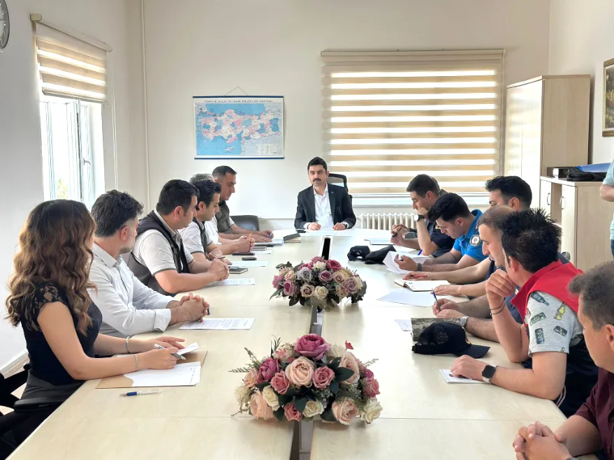 Enez’de Orman Yangınlarıyla Mücadele Toplantısı yapıldı