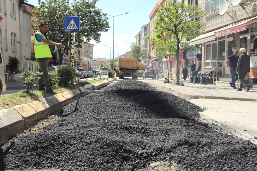 Kıyık Caddesi’ndeki çalışma tamamlandı