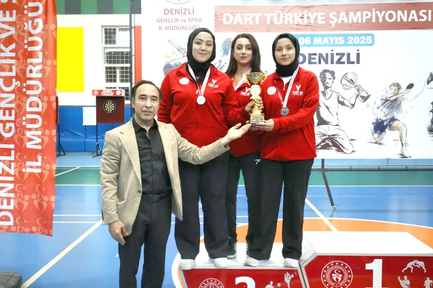 Edirne Dart Takımı Türkiye ikincisi oldu