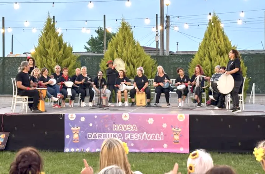 Havsa’da Darbuka Festivali düzenlendi