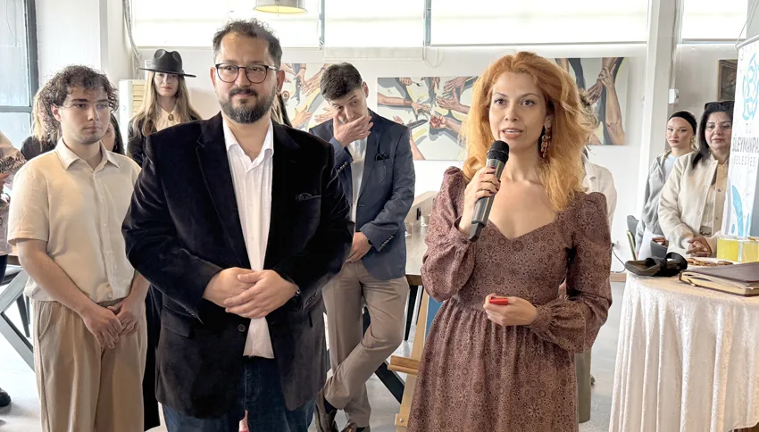 Tekirdağ’da Türk ve Bulgar akademisyenler ile öğrencilerin eserlerinden oluşan sergi açıldı