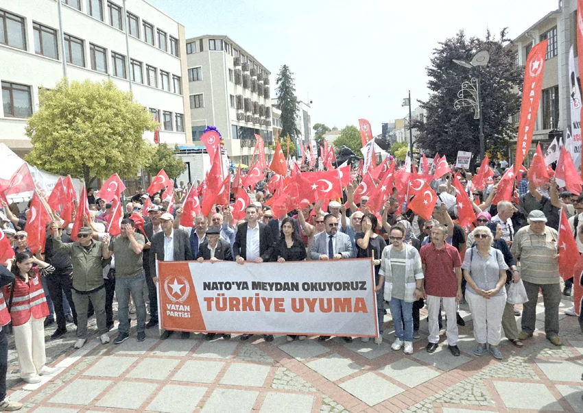 Dedeağaç’taki NATO tatbikatı Edirne’de protesto edildi