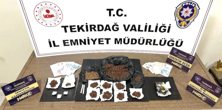 Tekirdağ’da uyuşturucuya 9 tutuklama