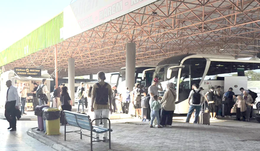 Edirne Otogarında Kurban Bayramı yoğunluğu
