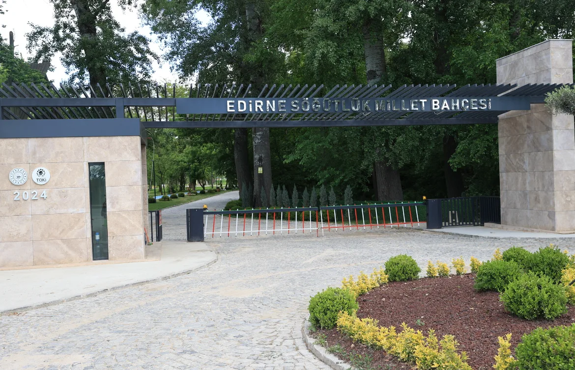 Meriç Nehri ile bütünleşik Edirne Millet Bahçesi yarın açılıyor