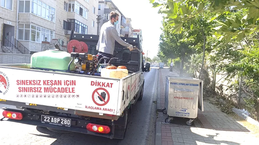 Keşan’da haşereye geçit yok
