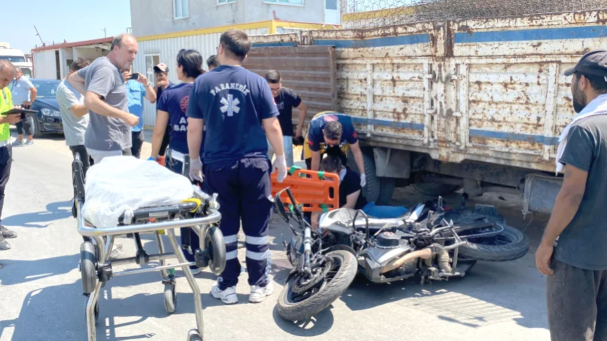 Edirne’de iki motosikletin çarpıştığı kazada 1 kişi yaralandı