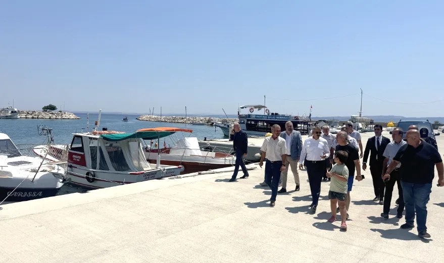 Edirne Valisi Sezer, İbrice Limanı’nda incelemelerde bulundu