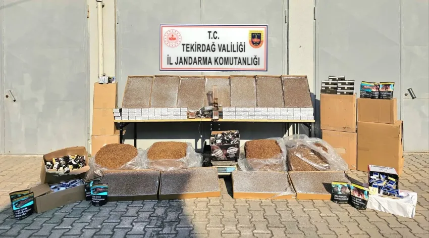 Tekirdağ’da 113 bin makaron ele geçirildi