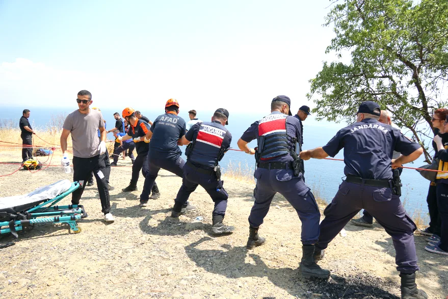Tekirdağ’da uçurumda can pazarı