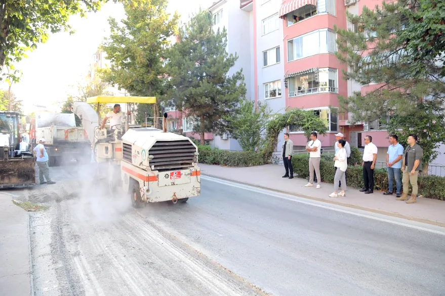 Edirne Belediyesi’nin üstyapı çalışmaları sürüyor