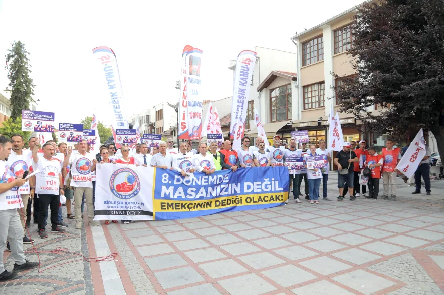 Birleşik Kamu-İş Genel Başkanı Yıldırım, “Artık masada biz de varız!”