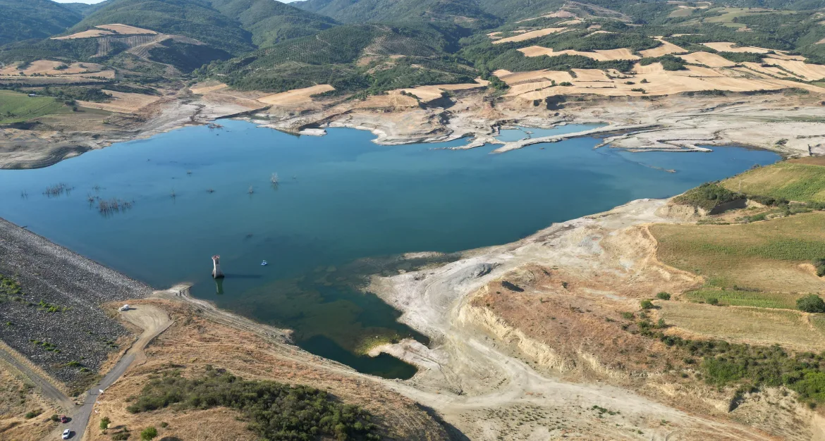 Tekirdağ’daki Naip Barajı’nın doluluk oranı yüzde 2’nin altına düştü