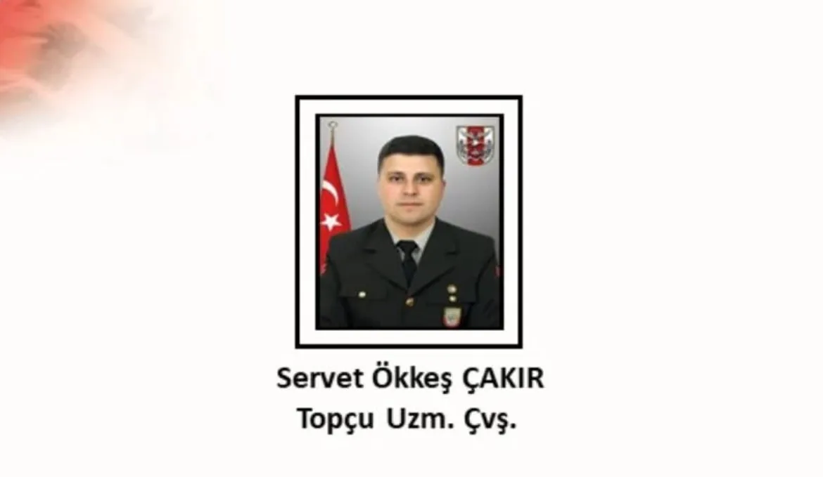 Askeri araç kazasında genç Uzman Çavuş şehit oldu