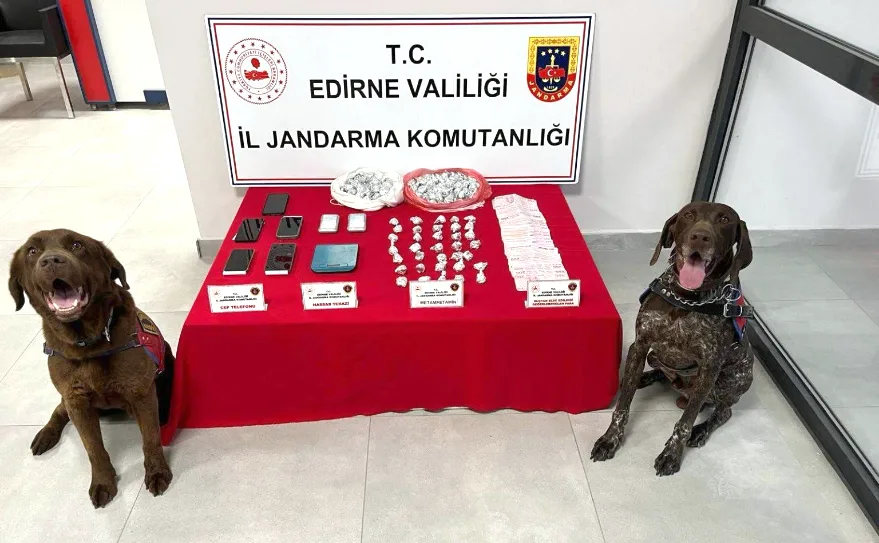 Edirne’de Jandarmadan zehir tacirlerine operasyon