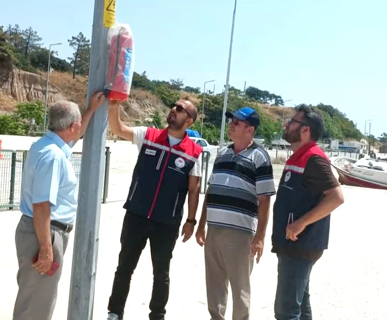 Sultaniçe Balık Barınağı’nda denetim