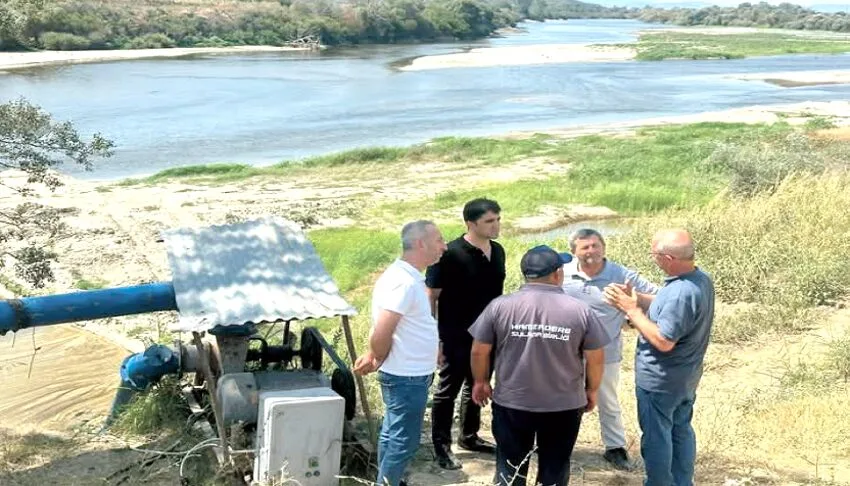 İpsala Kaymakamı su yönetimi için sahada