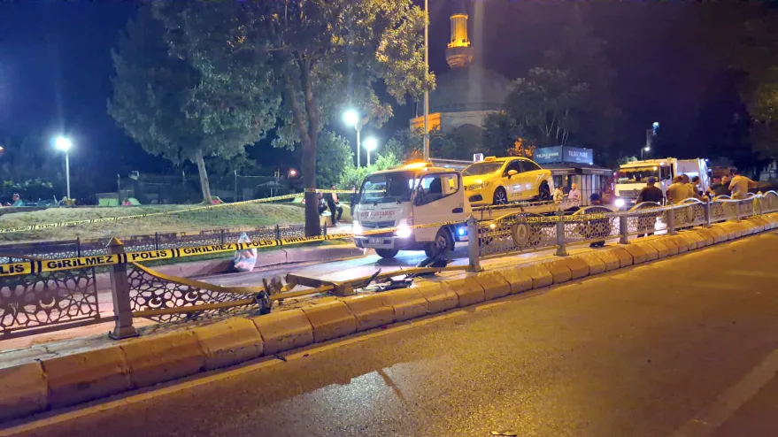 Edirne’de taksiyle çarpışan otomobilin sürücüsü yaralandı