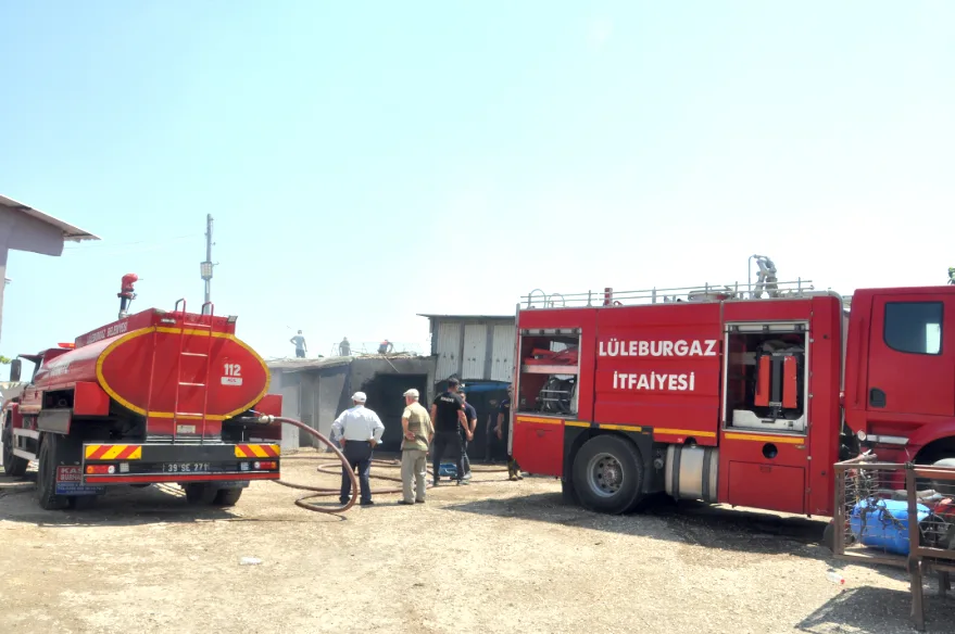 Kırklareli’ndeki yangında 20 küçükbaş hayvan telef oldu