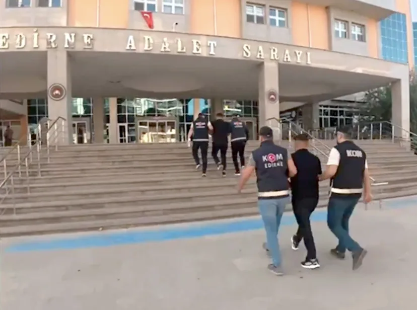 Edirne’de tefecilik operasyonunda 2 zanlı tutuklandı