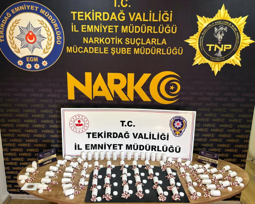Tekirdağ’da uyuşturucu operasyonunda 6 tutuklama