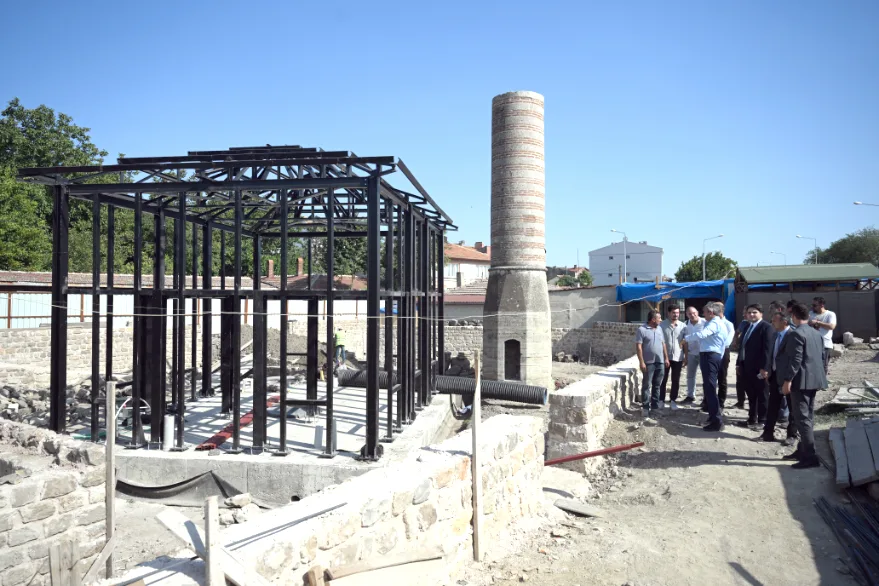 Edirne’de Tunca Nehri yanındaki tarihi cami ihya ediliyor