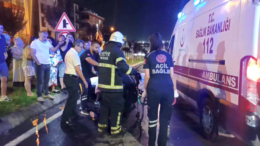 Tekirdağ’da otomobil yayalara çarptı