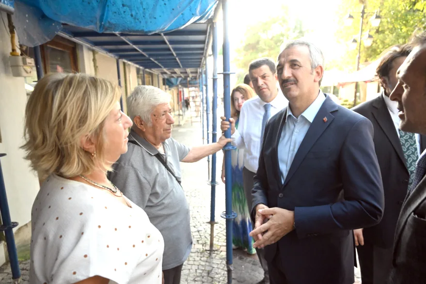 Edirne’nin “kalbi”nde tarihi dokuyu koruma çalışmaları sürüyor
