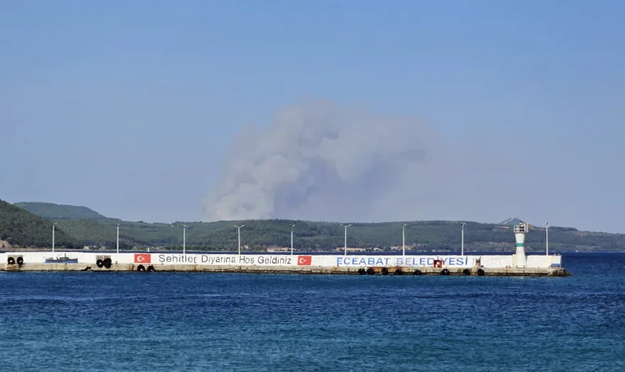 Çanakkale Gelibolu’da yangın çıktı