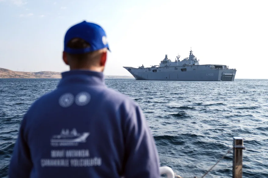 TCG Anadolu, “Zafer Yolculuğu” için Çanakkale’den İstanbul’a hareket etti