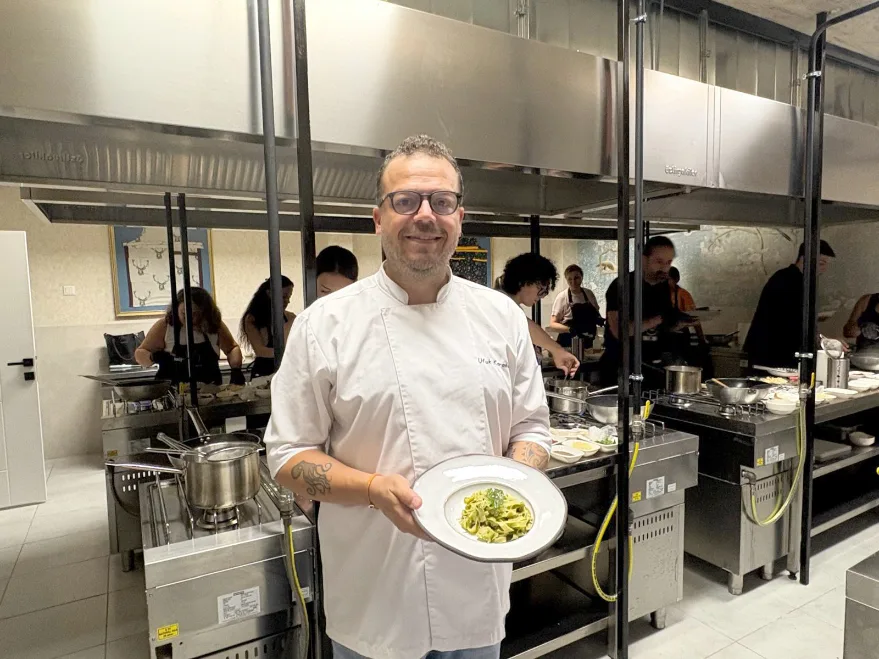 Edirne Gastronomi Akademisinde el yapımı makarna atölyesi düzenlendi