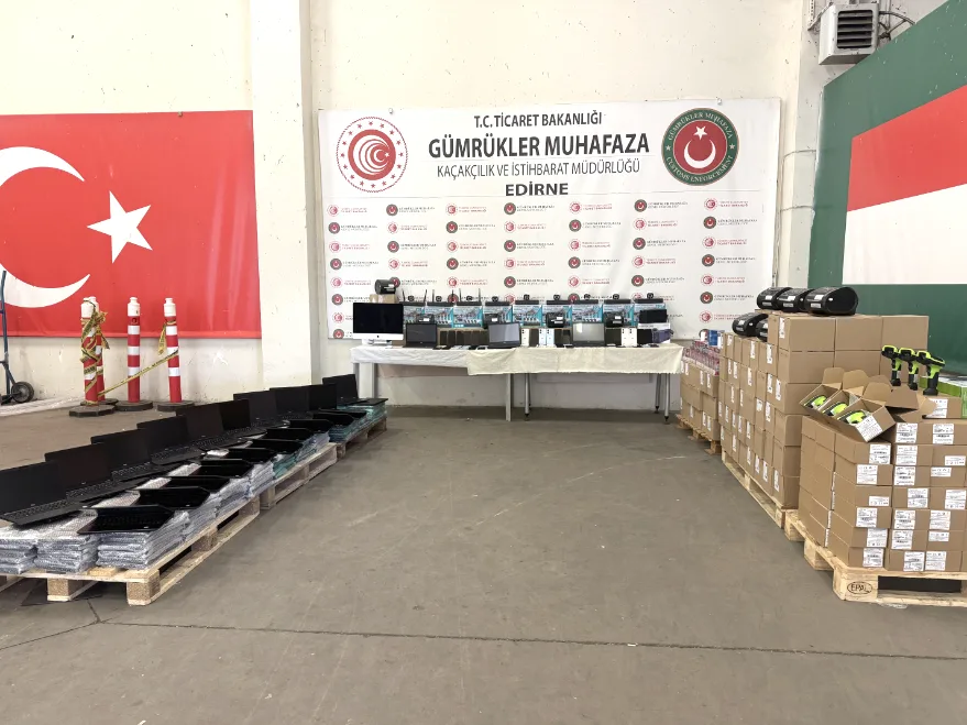 Edirne’de Gümrük Muhafaza’dan kaçakçılık operasyonu