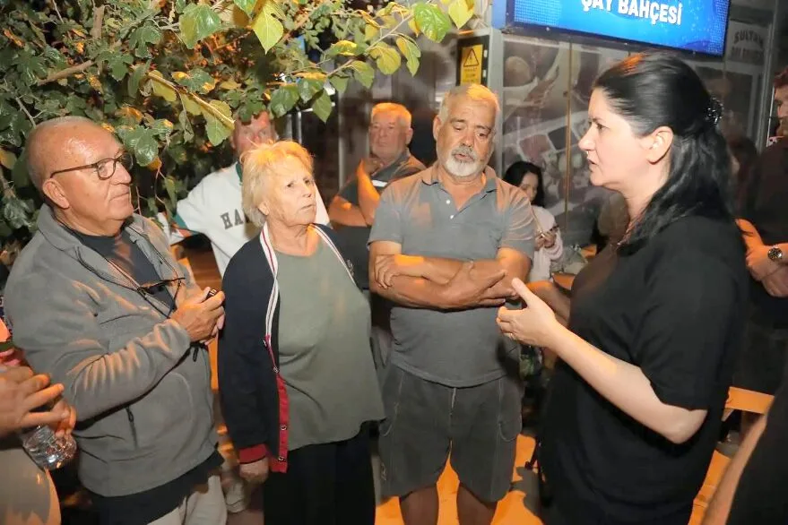 Başkan Gencan yangın bölgesindeydi